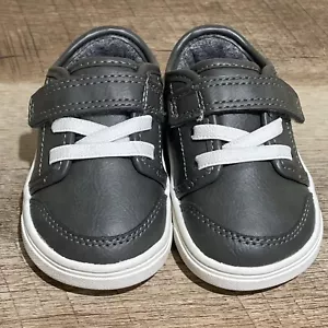 Toddler Shoes Size 4M Simple Joys By Carter’s Jesse Gray & White Easy Slip On - Picture 1 of 5