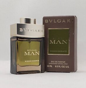 Bvlgari Man Wood Essence EDP 15 Ml 0.5 Oz New in Box