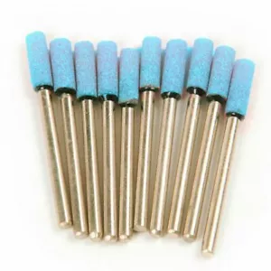 10 X Chainsaw Sharpener Rotary Grinding Stone Tool Teeth Bit Sharpening File - Picture 1 of 5