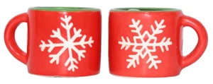 Sleigh Bell Bistro Set of 2 Salt & Pepper Shakers in Shape of Hot Cocoa Mugs - Picture 1 of 9