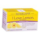 Bigelow Tea Bags, I Love Lemon, 20 Count (pack of 3) 