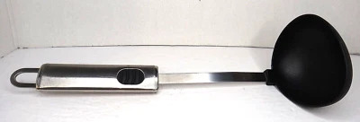 ONEIDA 18/8 Stainless Steel & Nylon Ladle, Silicone Thumb Rest,  13 in - Image 1 of 4