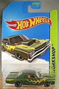 2014 Hot Wheels #212 Workshop-Heat Fleet '69 DODGE CORONET SUPERBEE Green Varia - Picture 1 of 4