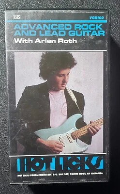 Advanced Rock & Lead Guitar with Arlen Roth Hot Licks VHS Tape - Image 1 of 3
