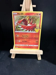 Ho-Oh Holo 001/025 tarjeta de Pokémon JCC Celebrations EN - Imagen 1 de 2