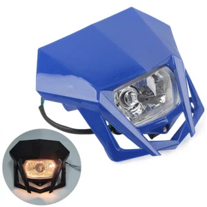 Carenado de faros para Kawasaki KLX XR CRF DRZ RMZ Yamaha Dirt Bike azul - Imagen 1 de 8