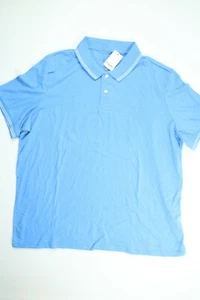 Men’s St Johns Bay Marina Azure Short Sleeve Polo NEW! NWT - Picture 1 of 3