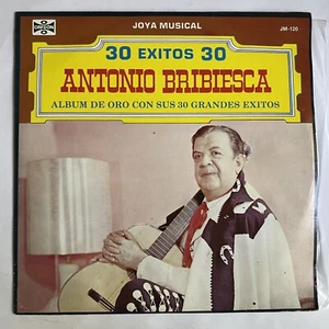 ANTONIO BRIBIESCA -30 EXITOS ALBUM DE ORO- 1985 MEXICAN DOUBLE LP, RANCHERAS - Picture 1 of 6