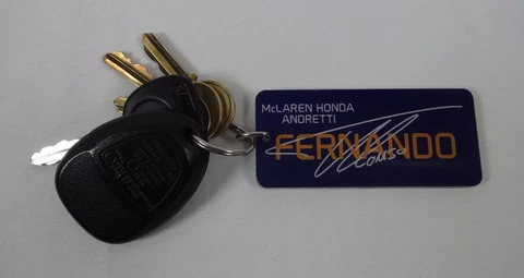 Fernando Alonso McLaren Honda Andretti Key Chain 2017 Indianapolis 500 Cover