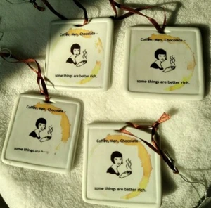 Ornaments - Seasons of Cannon Falls - Coffee, Men, Chocolate - things rich....  - Picture 1 of 11