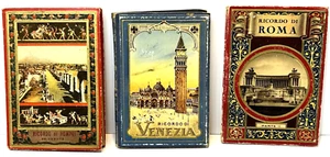 Vintage Ricordo Di Roma - Milano - Pompei - Venezia - Accordian Postcard Books - Picture 1 of 13
