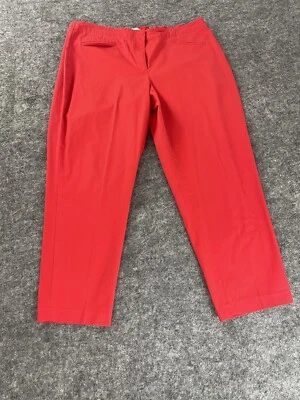 Pantalones J. Jill Mujer 18 Rojo Chino Frente Plano Caqui Elastizados Plus A4 Foto 1 de 4