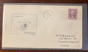 Washington Birthday Cancel, Syracuse, NY, 2/22/1933 - Picture 1 of 1