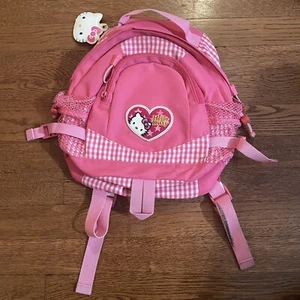 Y2k 2003 Sanrio Hello Kitty Girls Pink Backpack - Picture 1 of 9