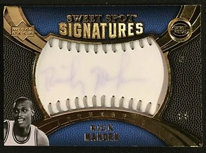 2007-08 SWEET SHOT # SP-RM RICK MAHORN SWEET SPOT SIGNATURES BALLSKIN MUST SEE!! - Picture 1 of 1