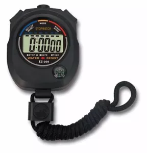 LCD Digital Cronómetro Contador Deportivo Impermeable Temporizador Cronógrafo Odómetro Reloj - Imagen 1 de 7