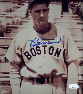 Bobby Doerr Boston Red Sox Signed 8x10 Glossy Photo JSA Authenticated - Picture 1 of 2