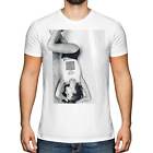 Fashion Model In Bath Mens T-Shirt Tee Top Gift Pattern Black And White