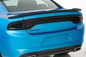 GTS Tail Light Center Panel Cover Smoke; 3PC Kit Fits 2015-2023 Dodge Charger - Picture 1 of 1