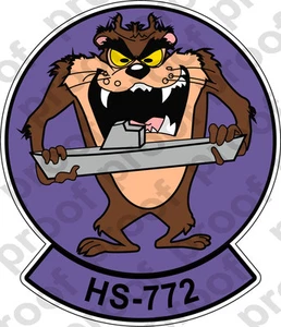 STICKER USN HS 772 Helicopter AntiSubmarine Squadron - Picture 1 of 1