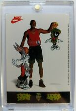 1993 93 NIKE Michael Jordan MINI POSTER CARD Promo, Bugs Bunny & Marvin Martian
