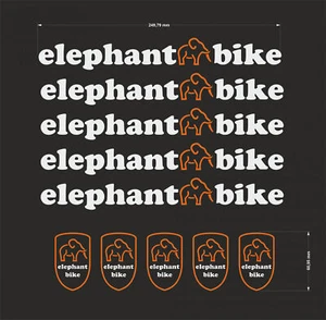 Adhesives Frame Elephant Bike - Picture 1 of 1