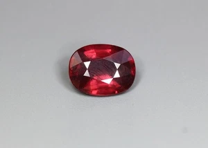 2.76 CTS_UNIQUE COLLECTION_100 % NATURAL REDDSIH PINK RHODOLITE GARNET_SRI LANKA - Picture 1 of 3