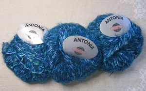 Lot of 3 - Skacel Antonia, blue tones, 50 g, 82 yds, Nylon / Acrylic / Tactel - Picture 1 of 6