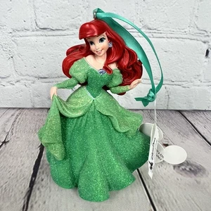 Disney Parks Authentic Original Little Mermaid Arielle Glitzer Kleid Ornament - Bild 1 von 6