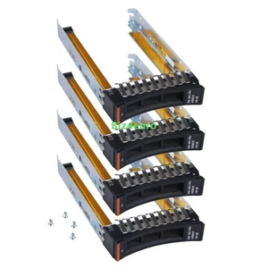 4x For IBM 2.5" HDD Caddy / Festplatterahmen for System x Server 44T2216 M4 M3 - Afbeelding 1 van 10