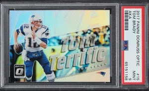 Donruss Optic Tom Brady 2017 también conocido como PSA 9 como nuevo #15 - Imagen 1 de 2