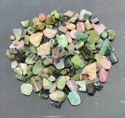 Multi Color Rough Tourmaline Lot - Image 1 of 4