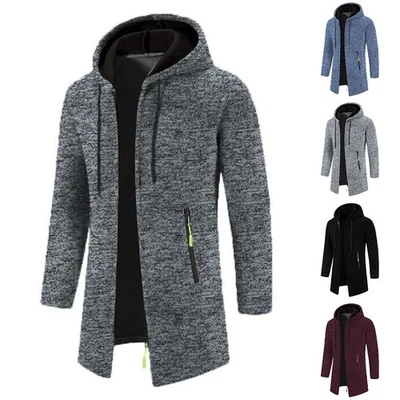 Casual Wear Hooded Overcoat Casual Outerwear Polyester Fabric Regular Length - Image 1 of 4