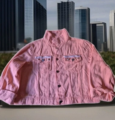 CHAQUETA VAQUERA NARANJA CLARO "Concha Y Estrellas"    TALLA M - Imagen 1 de 4