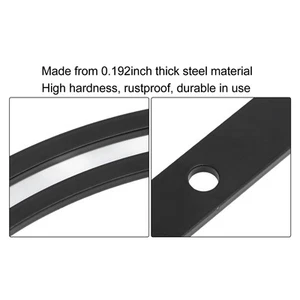 3pcs SWP Alternator Bracket Set Steel Black Car For SBC Small Block 265 283 305 - Picture 1 of 12