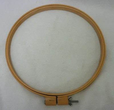 VINTAGE WOODEN HAND EMBROIDERY HOOP 14'' MADE IN ENGLAND ? - Image 1 of 4