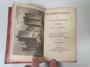Wensleydale Poem Rural Contemplations by Maude 1816 Leather - Picture 1 of 17