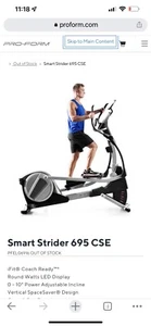 Pro-Form Elliptical Smart Strider 695 CSE - Picture 1 of 8