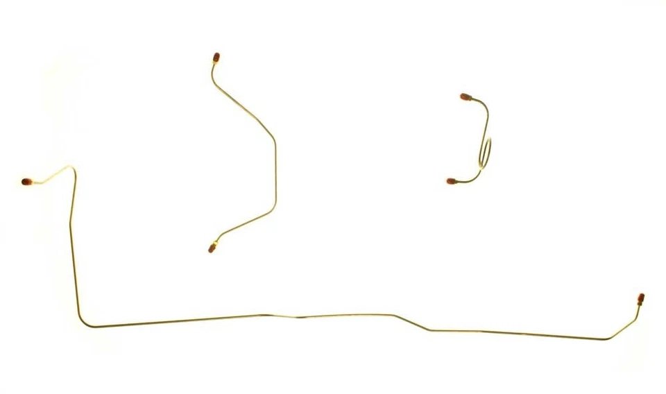 Líneas de freno delanteras Mustang tambor sin alimentación 1964-1965 Foto 1 de 1