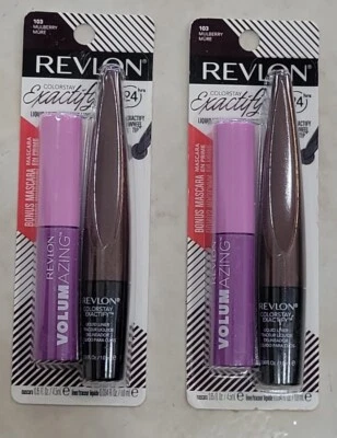 2 REVLON ColorStay Exactify Liquid Liner #103 MULBERRY WITH BONUS MASCARA 24HR.  - Image 1 of 2