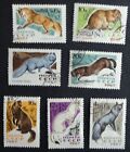 7 stamps USSR  1967. Fauna. Without glue.