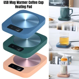 Electric Coffee Mug Warmer Smart Cup Heater Pad USB Hot Drink Warmer for Desk - Picture 1 of 15