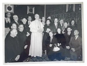 Pope Pius Xi Photograph Official Seal Clergy Catholic Religion 7X9 Photo 1926 - Picture 1 of 12