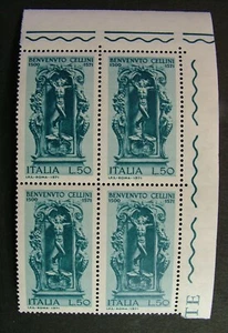 1971 Italy block Welcome CELLINI 50 lire MNh - Picture 1 of 1