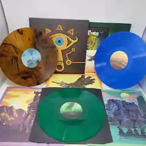 Breath Of The Wild Vinyl 3LP Record Legend of Zelda OST VGM Box Set Soundtrack - Picture 1 of 5