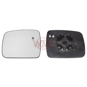 LAND ROVER DISCOVERY 2010->2013 PORTA SPECCHIO VETRO ARGENTO,RISCALDATO E BASE,LATO SINISTRO - Foto 1 di 4