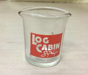 LOG CABIN SYRUP GLASS PITCHER - Bild 1 von 6