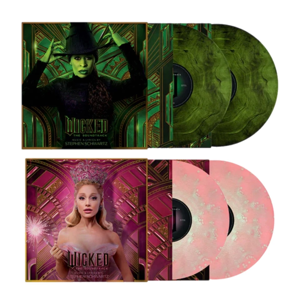 Wicked The Soundtrack Glinda + Elphaba Vinyl Bundle 2X 2LP NEW - Image 1 of 1
