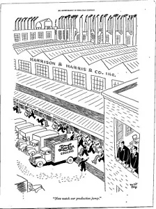 ANUNCIO IMPRESO DIBUJOS ANIMADOS PEPSI COLA 1945 VINTAGE - Imagen 1 de 1