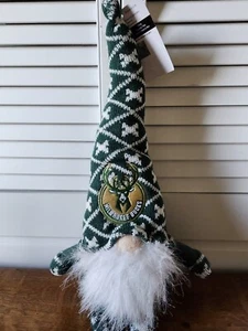 NUEVO Milwaukee Bucks Novedad Gnomo Peluche Verde/Blanco The Memory Company 16" - Imagen 1 de 5